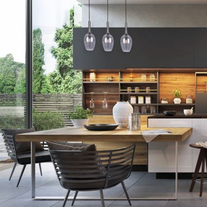 Candelabro suspenso TANGO 3xE14/40W/230V preto