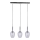 Candelabro suspenso TANGO 3xE14/40W/230V transparente