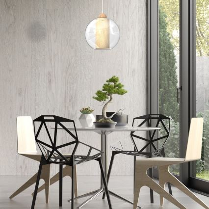 Candelabro suspenso TELA 1xE27/60W/230V d. 25 cm