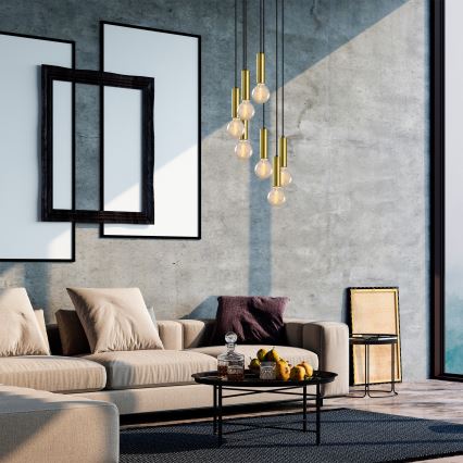 Candelabro suspenso TEMPO 7xE27/40W/230V