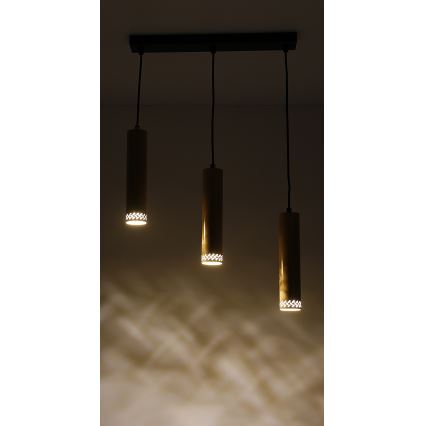 Candelabro suspenso TUBO 3xGU10/25W/230V