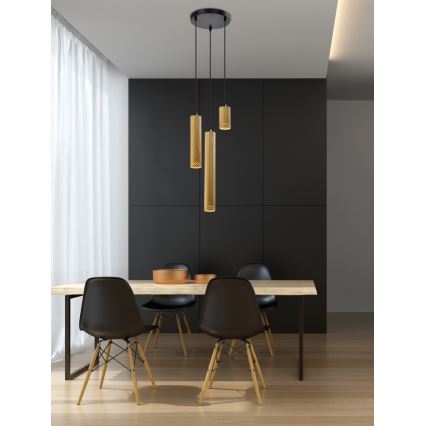 Candelabro suspenso TUBO 3xGU10/25W/230V