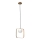 Candelabro suspenso TULA 1xG9/28W/230V angular dourado