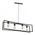 Candelabro suspenso TUNJA 4xE27/60W/230V preto