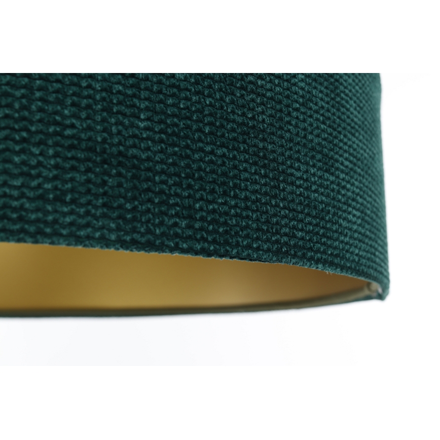 Candelabro suspenso TWIST 1xE27/60W/230V verde/dourada