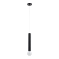 Candelabro suspenso TWISTER 1xE27/60W/230V preto