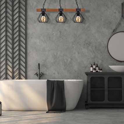 Candelabro suspenso ULF 3xE27/60W/230V