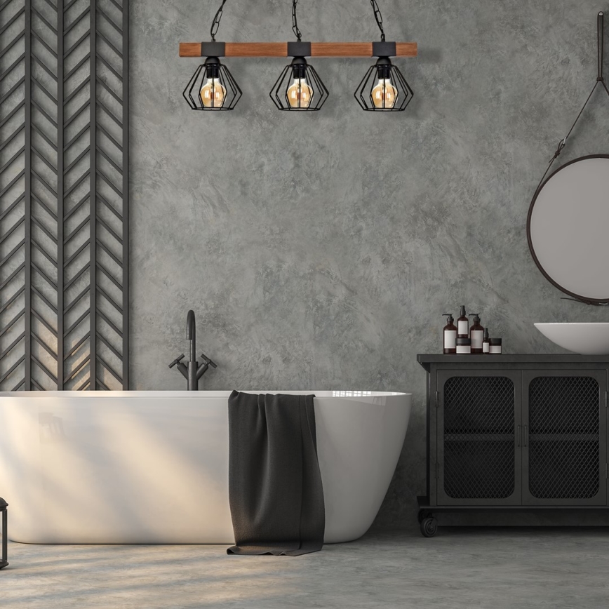 Candelabro suspenso ULF 3xE27/60W/230V