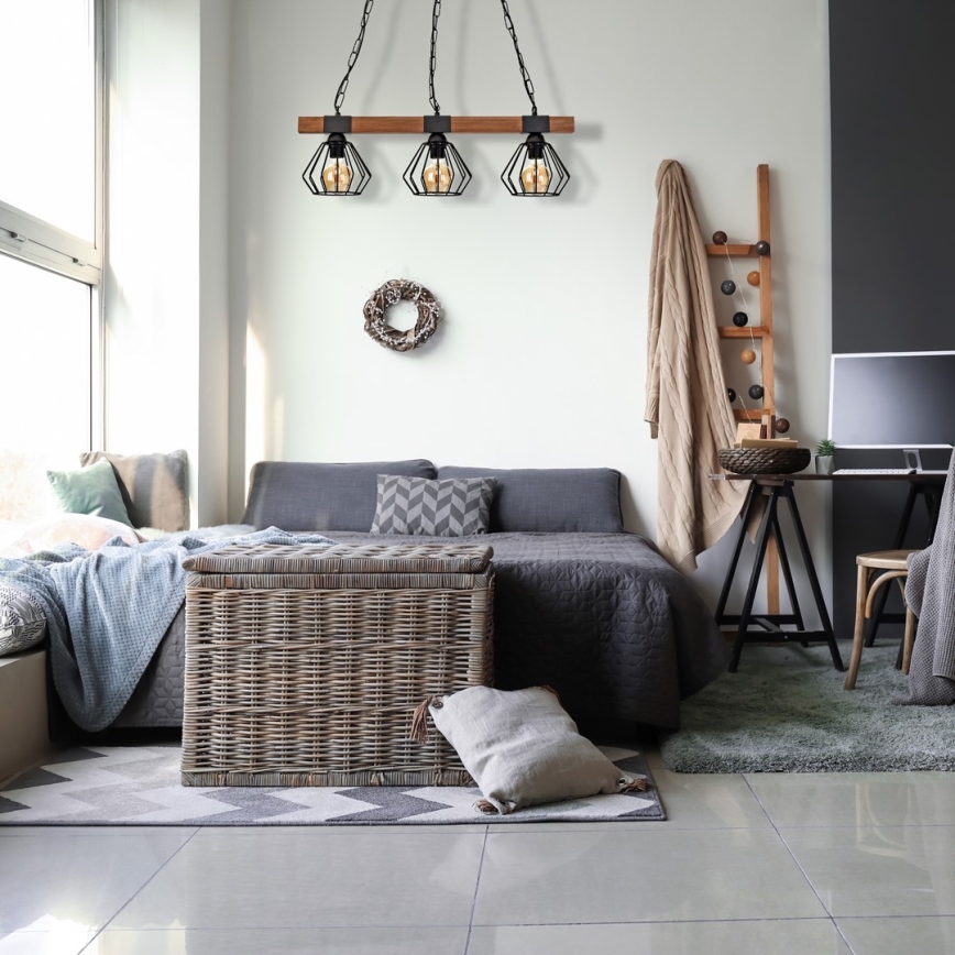 Candelabro suspenso ULF 3xE27/60W/230V