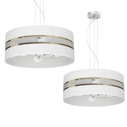 Candelabro suspenso ULTIMO 3xE27/60W/230V branco