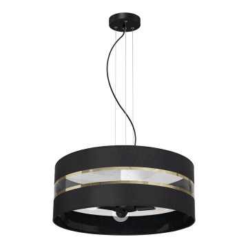 Candelabro suspenso ULTIMO 3xE27/60W/230V preto