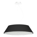 Candelabro suspenso VEGA 5xE27/60W/230V d. 60 cm preto