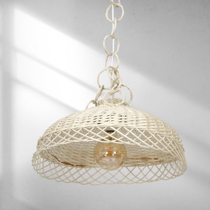 Candelabro suspenso VIMINI 1xE27/40W/230V vime