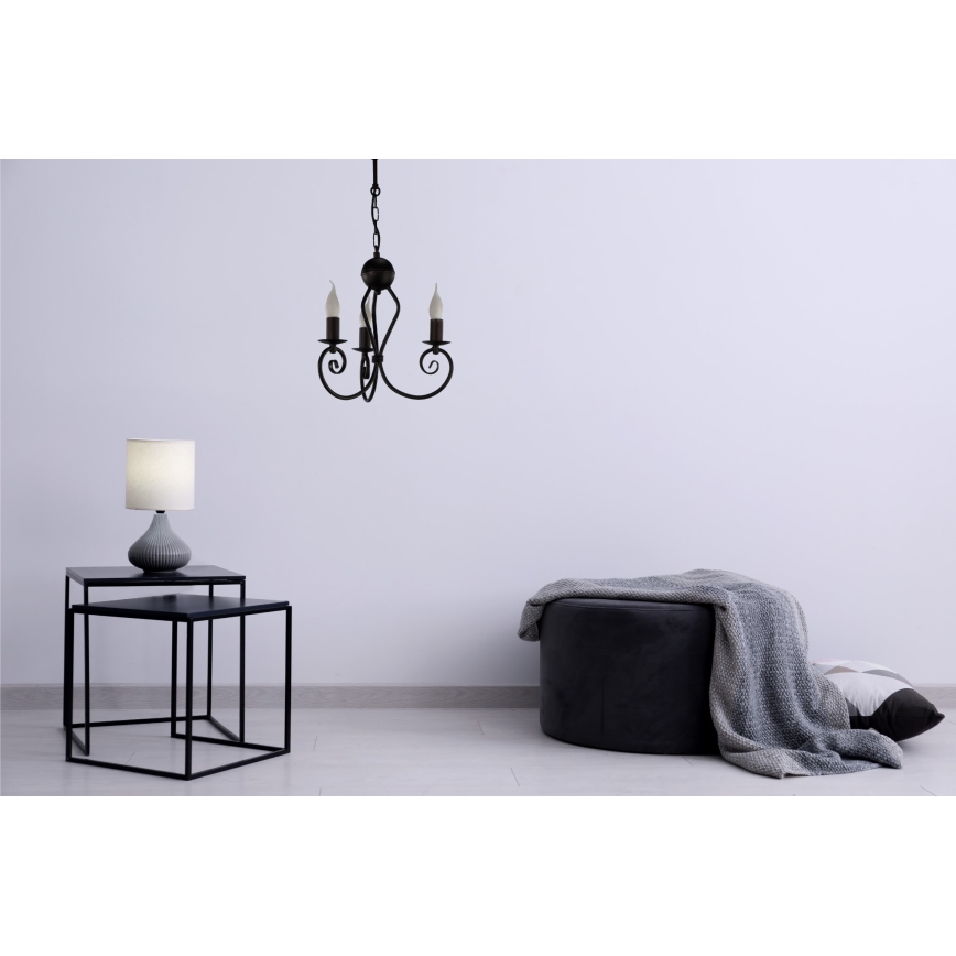 Candelabro suspenso VINCENT 3xE14/40W/230V