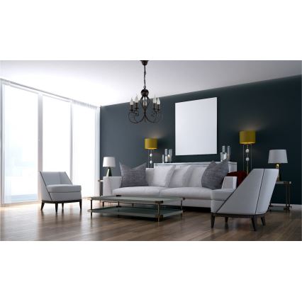 Candelabro suspenso VINCENT 5xE14/40W/230V