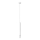 Candelabro suspenso VIZIER 1xG9/12W/230V branco