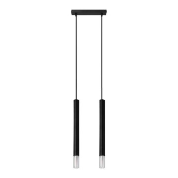 Candelabro suspenso VIZIER 2xG9/40W/230V preto