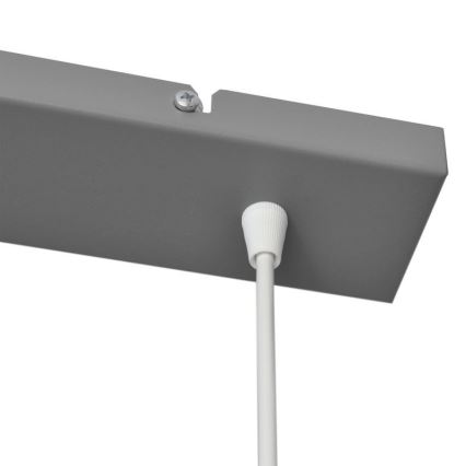 Candelabro suspenso VOLTA 3xE27/15W/230V cinzento
