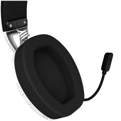 Canyon - Auscultadores sem fios com microfone 400 mAh branco