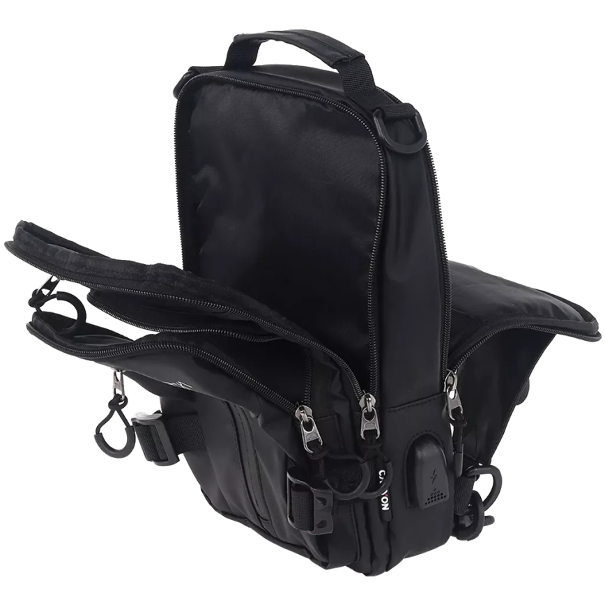 Canyon - Bolsa de ombro 3,5 l preta
