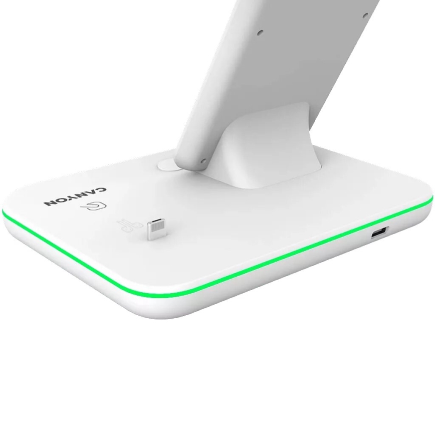 Canyon - Carregador sem fios 3em1 branco