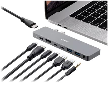 Canyon - Estação de carregamento Power Delivery para MacBook 8em1