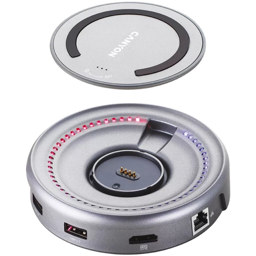 Canyon - Hub multiportas com carregador e interface USB