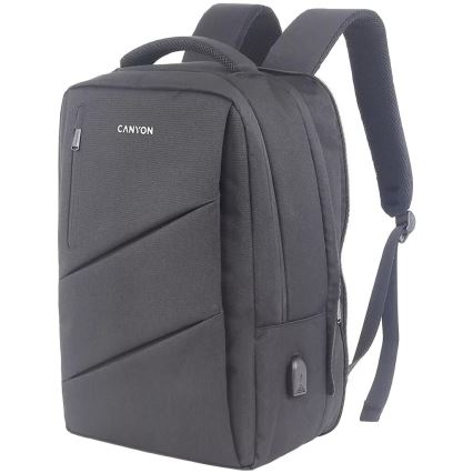 Canyon - Mochila para computador portátil 15,6 cinzento