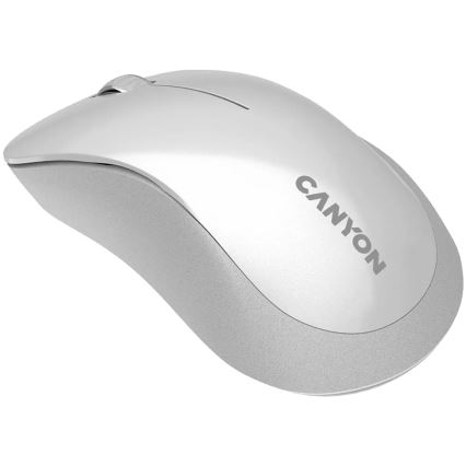 Canyon - Rato ótico sem fio com sensor Pixart MW 1200 DPI 2xAAA branco