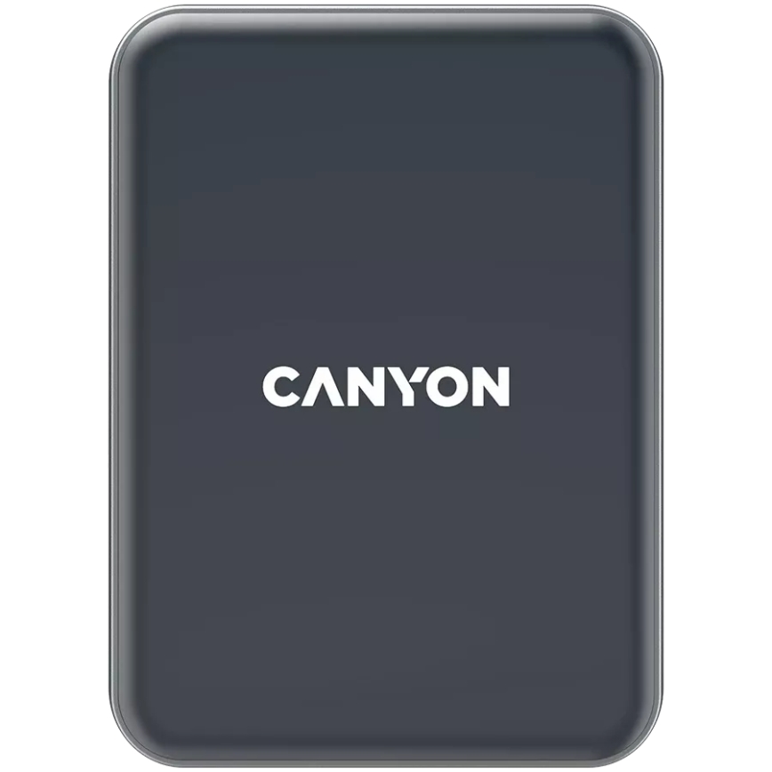 Canyon - Suporte magnético para telemóvel para carro com função de carregamento sem fios Qi 5V quadrado preto