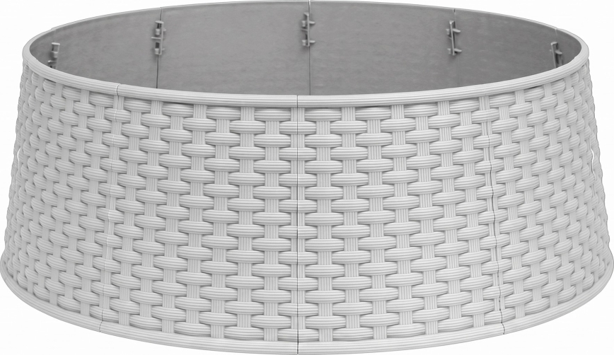 Capa para base da árvore de Natal, diâmetro 65 cm, branca