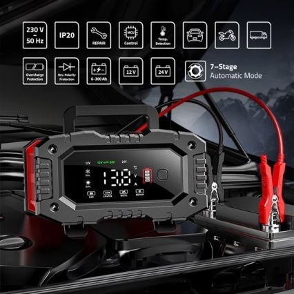 Carregador de baterias 300W/230V