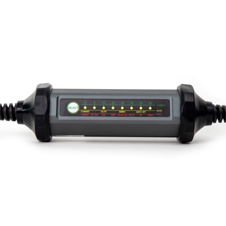 Carregador portátil para veículos elétricos com 4 adaptadores Type 2 32A/480V 22kW 5m IP67