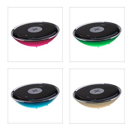 Carregador sem fios LED RGB CARREGADOR LED/10W/230V