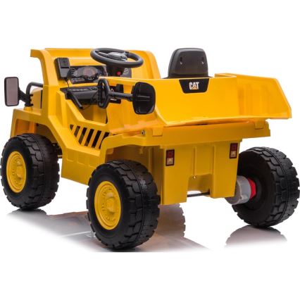 Carro elétrico de brinquedo Pá carregadora CAT 60W/4500 mAh amarelo/preto