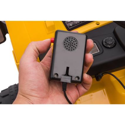 Carro elétrico de brinquedo Pá carregadora CAT 60W/4500 mAh amarelo/preto