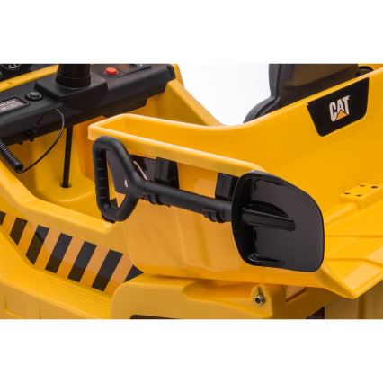 Carro elétrico de brinquedo Pá carregadora CAT 60W/4500 mAh amarelo/preto