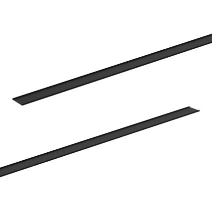 Carril de cobertura da superfície MAGNETIC TRACK 1,5 m preto