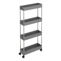 Carrinho de Armazenamento com Rodas MARGE cinzento