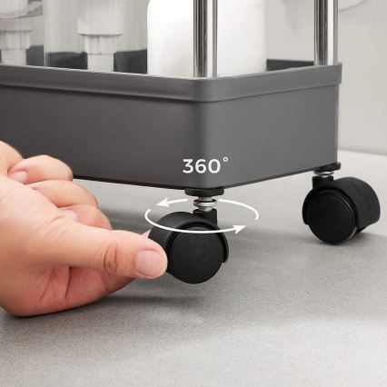 Carrinho de Armazenamento com Rodas MARGE cinzento