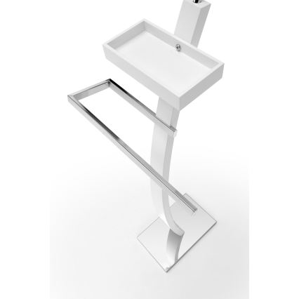 Carrinho de bebé 117x32 cm branco