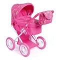 Carrinho de bonecas rosa