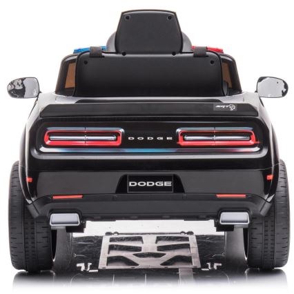 Carro elétrico Dodge Challenger Polícia 50W/4500 mAh preto/branco