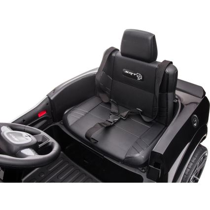 Carro elétrico Dodge Challenger Polícia 50W/4500 mAh preto/branco