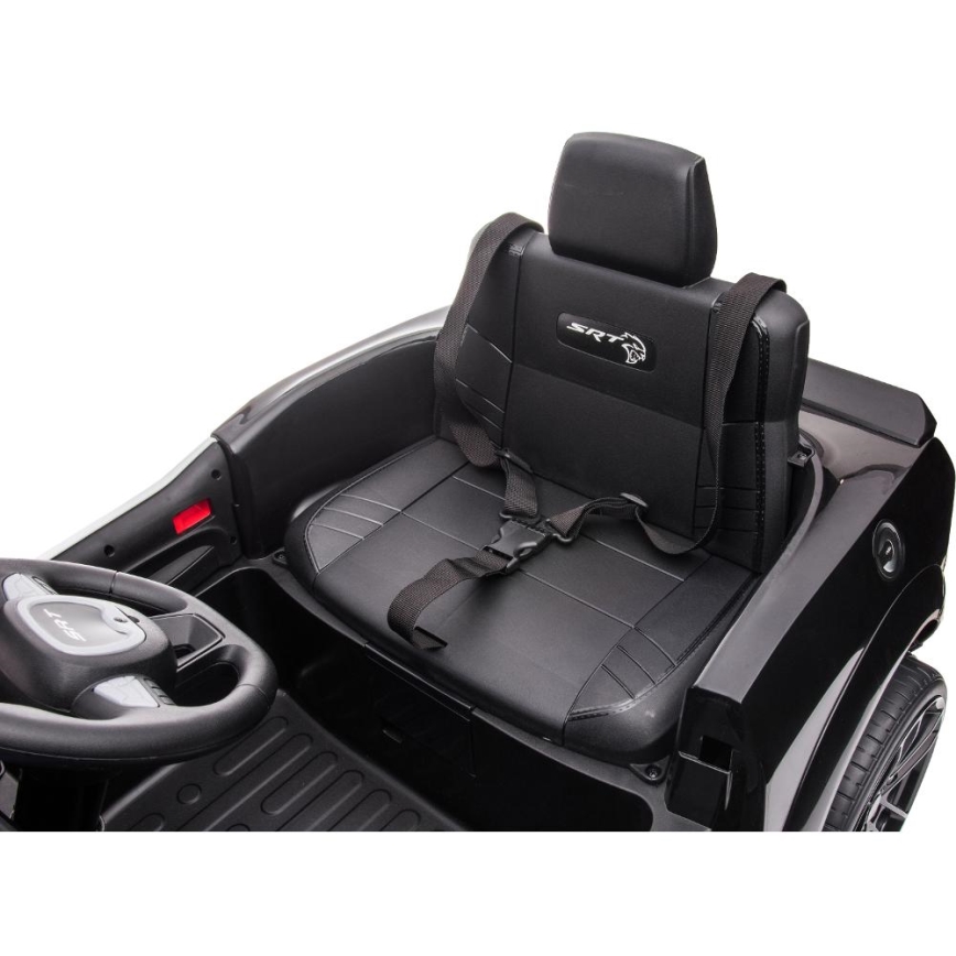 Carro elétrico Dodge Challenger Polícia 50W/4500 mAh preto/branco