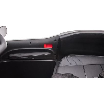 Carro elétrico Dodge Challenger Polícia 50W/4500 mAh preto/branco