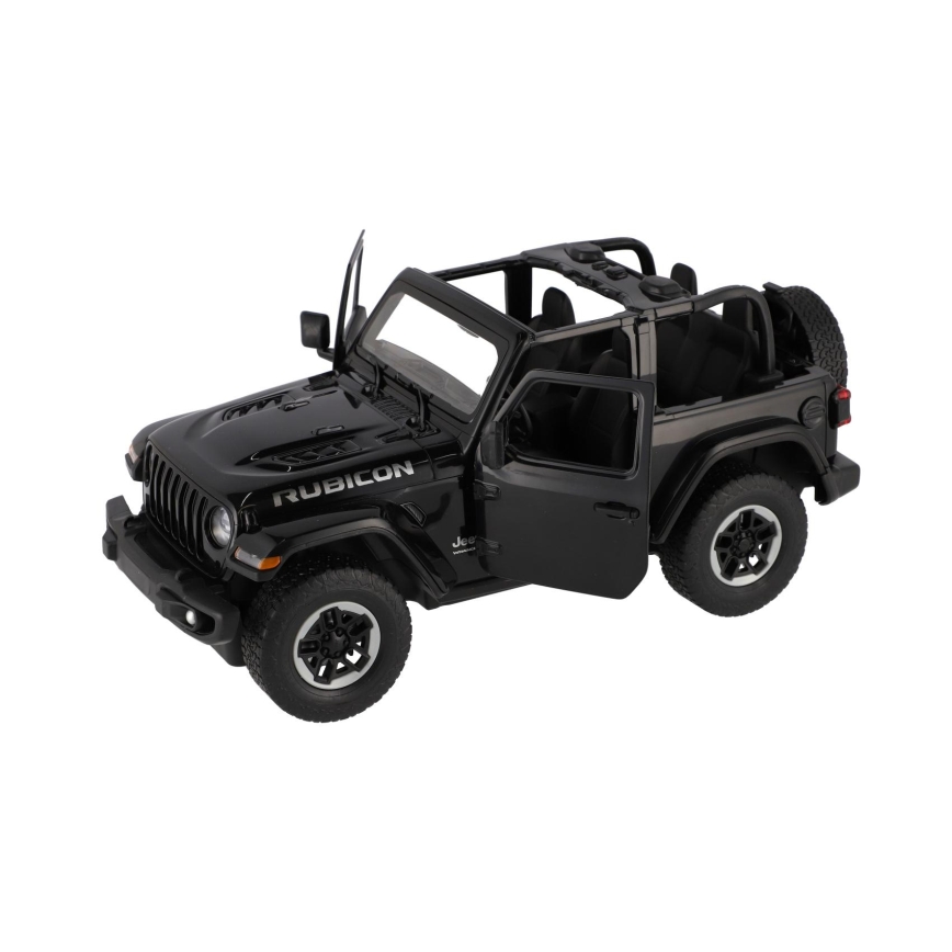 Carro RC com controlo remoto Jeep Wrangler Rubicon RASTAR 5xAA + 2xAA preto