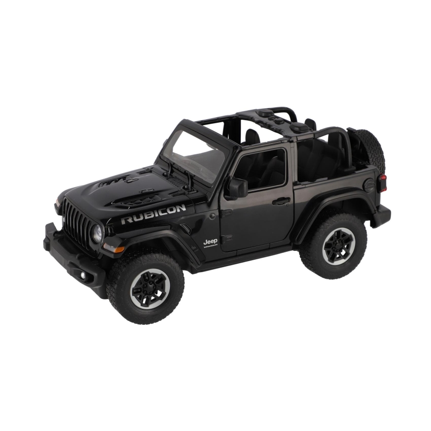 Carro RC com controlo remoto Jeep Wrangler Rubicon RASTAR 5xAA + 2xAA preto