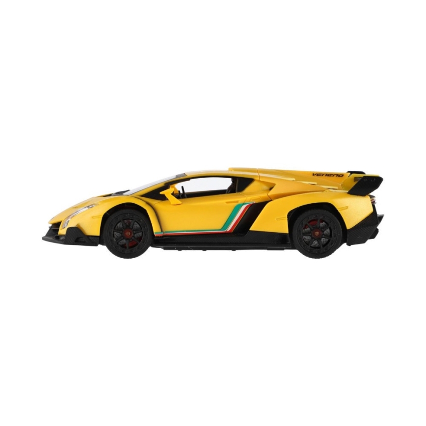 Carro RC Lamborghini com controlo remoto, 3x AA + 2x AA, amarelo
