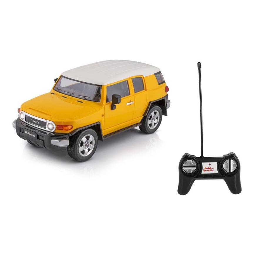 Carro telecomandado FJ Cruiser amarelo